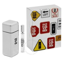 ESTUCHE CAROLINA HERRERA 212 VIP HOMBRE (2 PIEZAS TRAVEL)