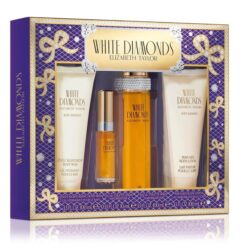 ESTUCHE ELIZABETH TAYLOR WHITE DIAMONDS (4 PIEZAS)