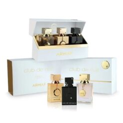 ESTUCHE ARMAF CLUB DE NUIT COLLECTORS PRIDE WHITE (3 PIZAS)
