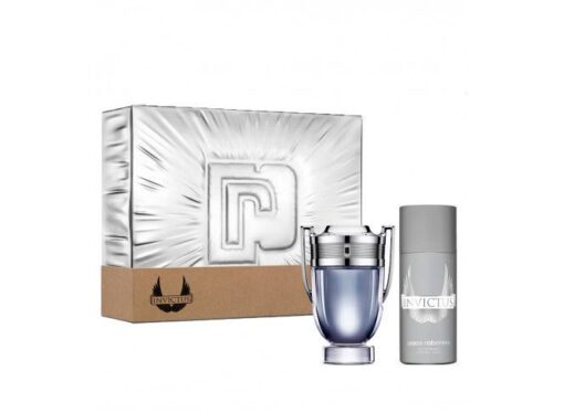 ESTUCHE PACO RABANNE INVICTUS (2 PIEZAS CAJA METAL)