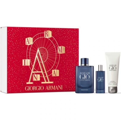 ESTUCHE GIORGIO ARMANI ACQUA DI GIO PROFONDO (3 PIEZAS)