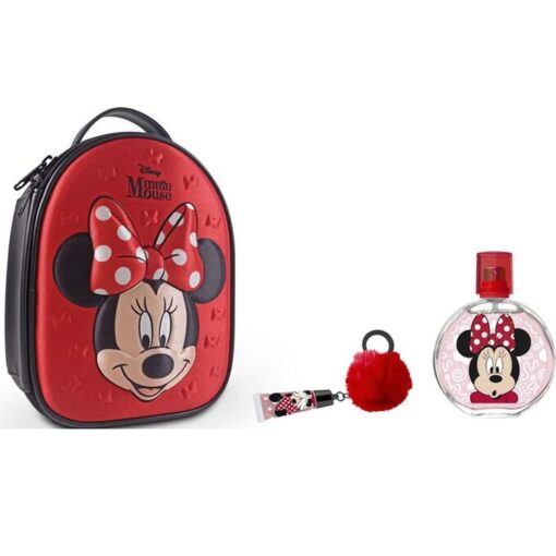 ESTUCHE DISNEY PRINCESAS MINNIE MOUSE  (3 PIEZAS BOLSO)