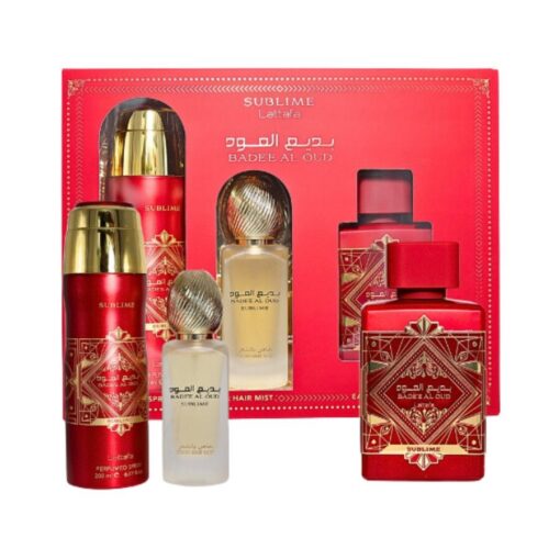 ESTUCHE LATTAFA BADEE AL OUD SUBLIME (3 PIEZAS) - Imagen 2