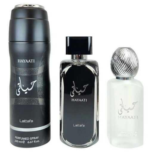ESTUCHE LATTAFA HAYAATI UNISEX (3 PIEZAS) - Imagen 3