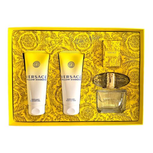 ESTUCHE VERSACE YELLOW DIAMOND (4 PIEZAS)