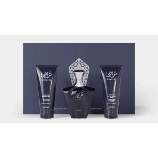 ESTUCHE AFNAN TURATHI BLUE (3 PIEZAS)