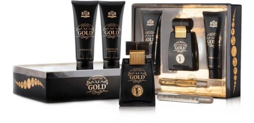ESTUCHE NEW BRAND GOLD (4 PIEZAS)