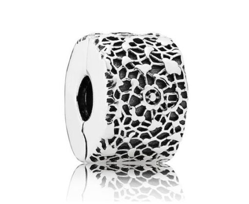 PANDORA Clip Plata Medio Barril