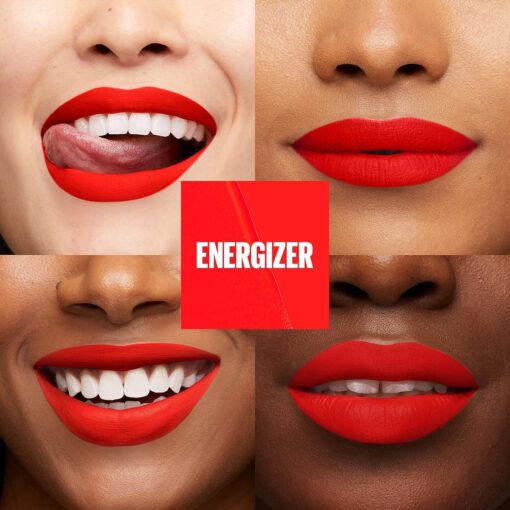 MAQUILLAJE MAYBELLINE (LABIAL LIQUIDO SUPER STAY VINYL INK) (445 ENERGIZER) - Imagen 2