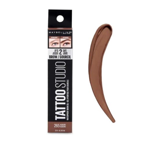 MAQUILLAJE MAYBELLINE (GEL PARA CEJAS TATTOO STUDIO) (265 AUBURN) - Imagen 3