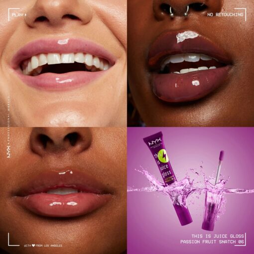 MAQUILLAJE NYX ( BRILLO LABIAL HIDRATANTE) (PASSION FRUIT SNATCH) (E-13) - Imagen 2