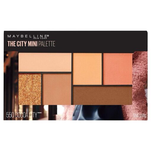 MAQUILLAJE MAYBELLINE (SOMBRAS CITY MINI) (COCOA CITY 550-E4)
