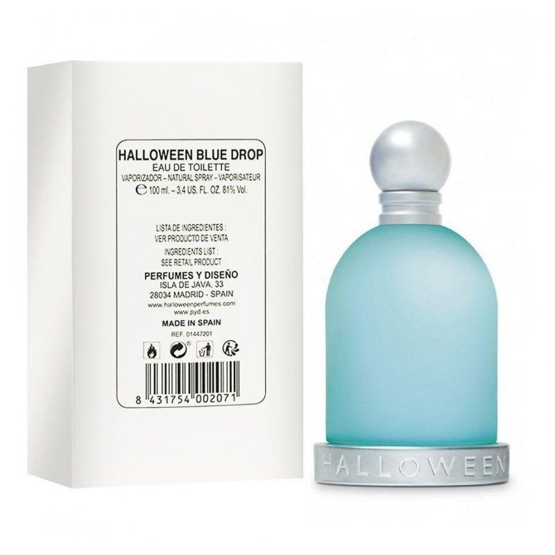JESUS DEL POZO HALLOWEEN BLUE DROP 100 ML EDT (TESTER)