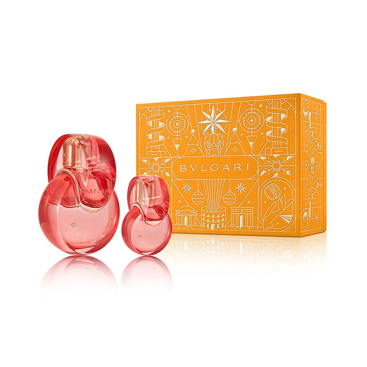 ESTUCHE BVLGARI OMNIA CORAL (2 PIEZAS)