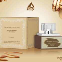 LATTAFA DECADENTS DELIGHTS SALTED CARAMEL MACARON MUJER 50 ML EDP (copia)