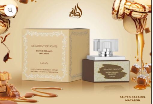 LATTAFA DECADENTS DELIGHTS SALTED CARAMEL MACARON MUJER 50 ML EDP (copia)