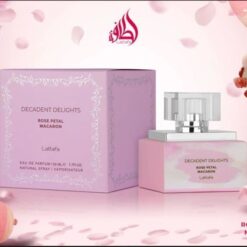 LATTAFA DECADENTS DELIGHTS ROSE PETAL MACARON MUJER 50 ML EDP