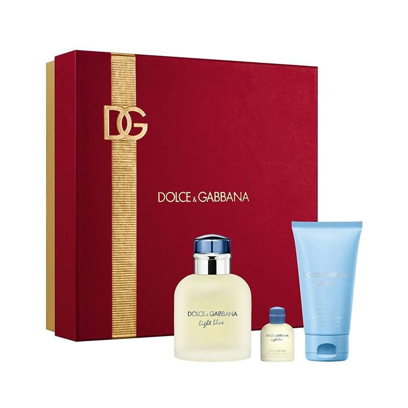 ESTUCHE DOLCE GABBANA LIGHT BLUE HOMBRE (3 PIEZAS)