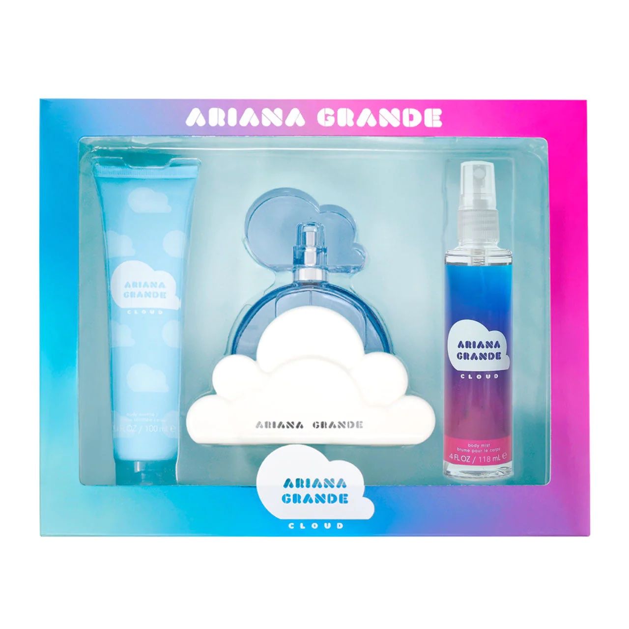 ESTUCHE ARIANA GRANDE CLOUD (3 PIEZAS)