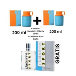 ARMAF ODYSSEY MANDARIN SKY UNISEX 200 ML EDP+CLAIBORNE SPORT GRATIS (2+1 GRATIS)