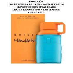 ARMAF ODYSSEY MANDARIN SKY UNISEX 200 ML EDP (OFERTA INCLUYE UN BODY GRATIS)