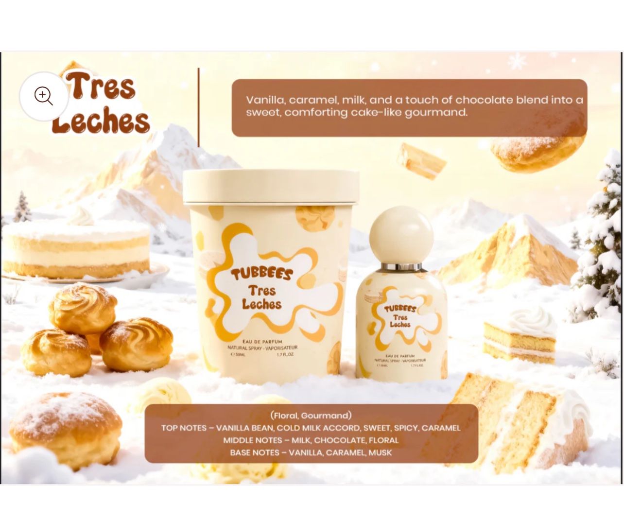 GRANDEUR TUBBEES TRES LECHES UNISEX 50 ML EDP