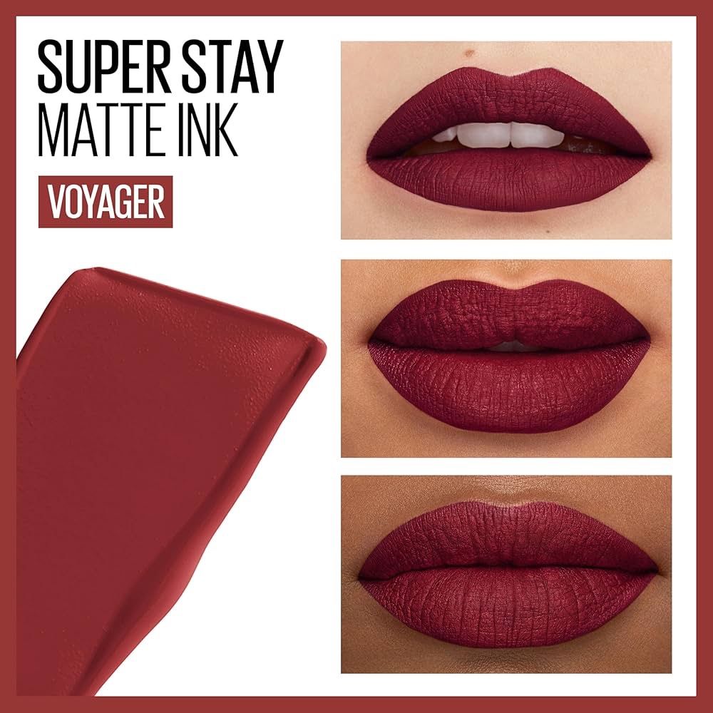 MAQUILLAJE MAYBELLINE (LABIAL LIQUIDO SUPER STAY MATTE INK) (50 VOYAGER)
