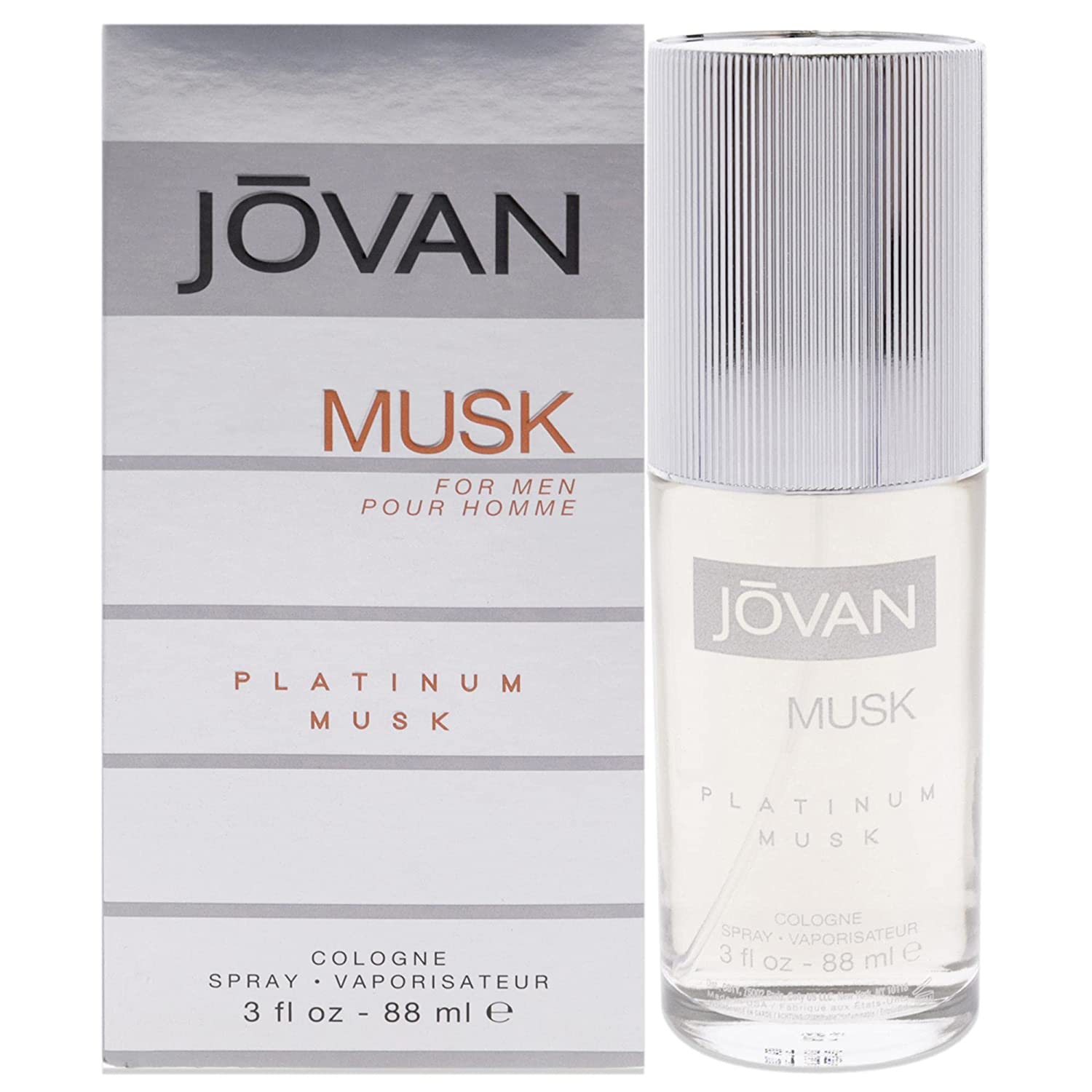 JOVAN MUSK PLATINUM HOMBRE 88 ML EDC