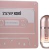 ESTUCHE CAROLINA HERRERA 212 VIP ROSE (2 PIEZAS CAJA METAL CASETTE)