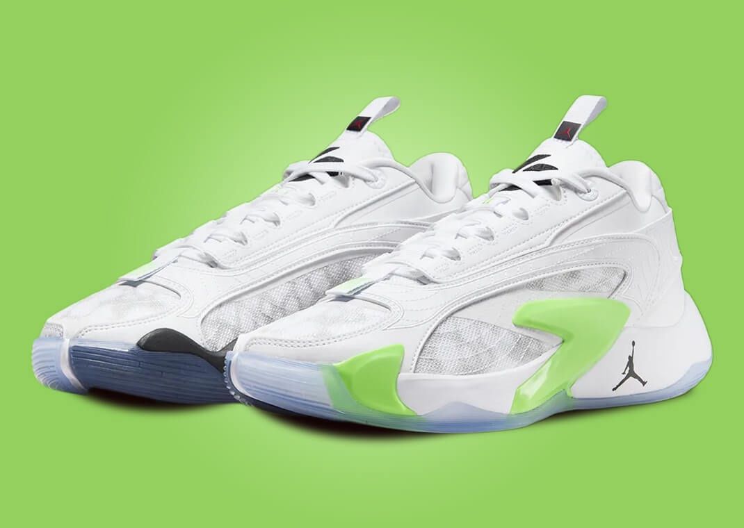 TENNIS NIKE AIR JORDAN LUKA 2 TRICK SHOT WHITE-GREEN STROKE HOMBRE (US 9.5) (EUR 43)