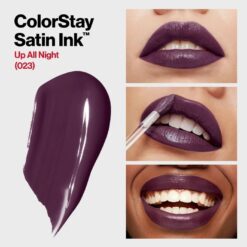 MAQUILLAJE REVLON (LABIAL LIQUIDO SATIN INK) (UP ALL NIGHT 023)