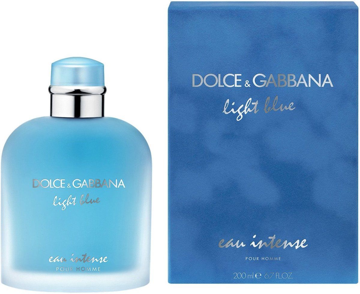 DOLCE GABBANA LIGHT BLUE INTENSE HOMBRE 200 ML EDP