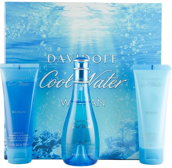 ESTUCHE DAVIDOFF COOL WATER MUJER (3 PIEZAS)