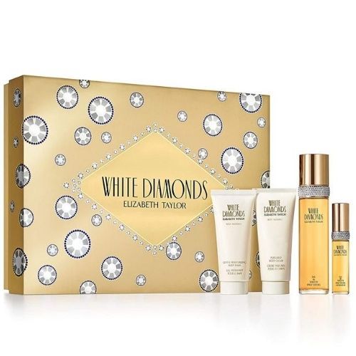 ESTUCHE ELIZABETH TAYLOR WHITE DIAMONDS (4 PIEZAS)