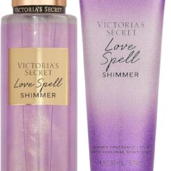 VICTORIA’S SECRET LOVE SPELL SHIMMER (PROMOCION PAREJA-BODY Y CREMA)