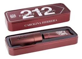 ESTUCHE CAROLINA HERRERA 212 SEXY HOMBRE (2 PIEZAS CAJA METAL)