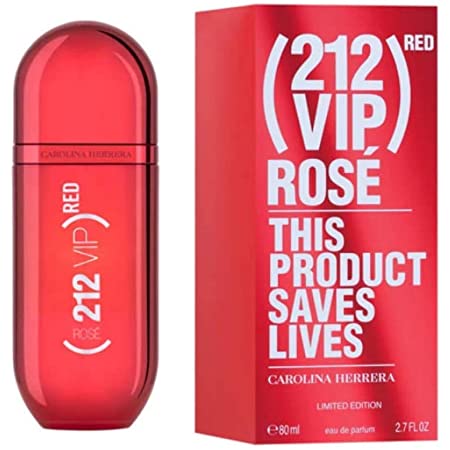 CAROLINA HERRERA 212 VIP ROSE RED MUJER 80 ML EDP