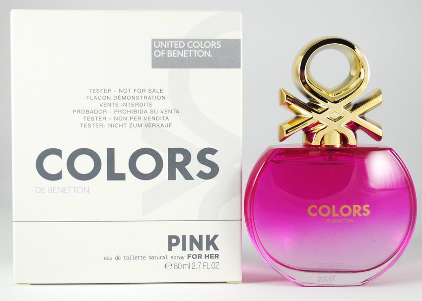 BENETTON COLOR PINK 80 ML EDT (TESTER)
