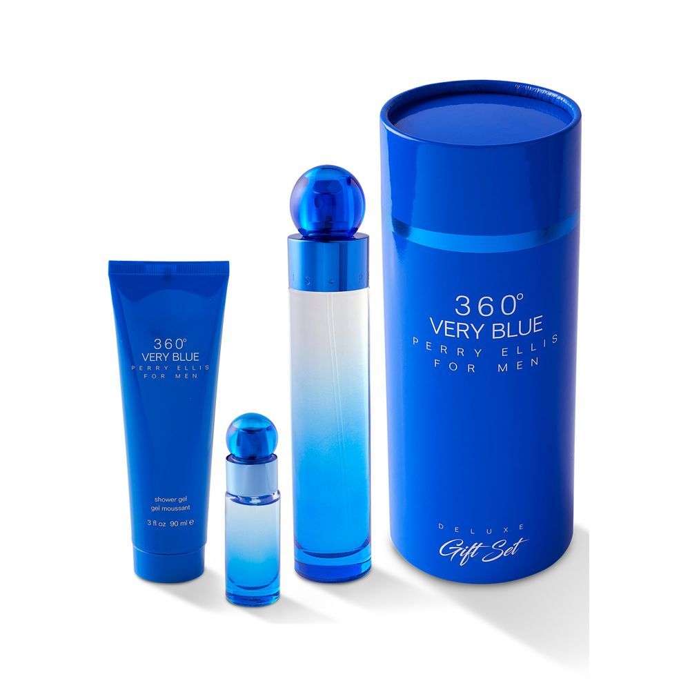 ESTUCHE PERRY ELLIS 360 VERY BLUE (3 PIEZAS CANISTER)