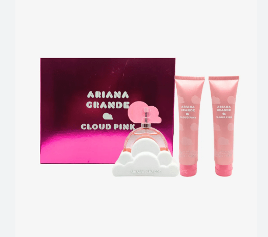 ESTUCHE ARIANA GRANDE CLOUD PINK (3 PIEZAS)