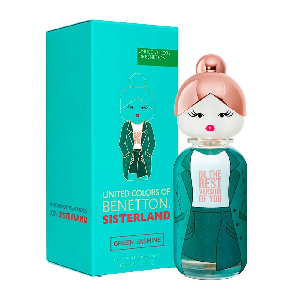 BENETTON SISTERLAND GREEN JASMINE 80 ML EDT