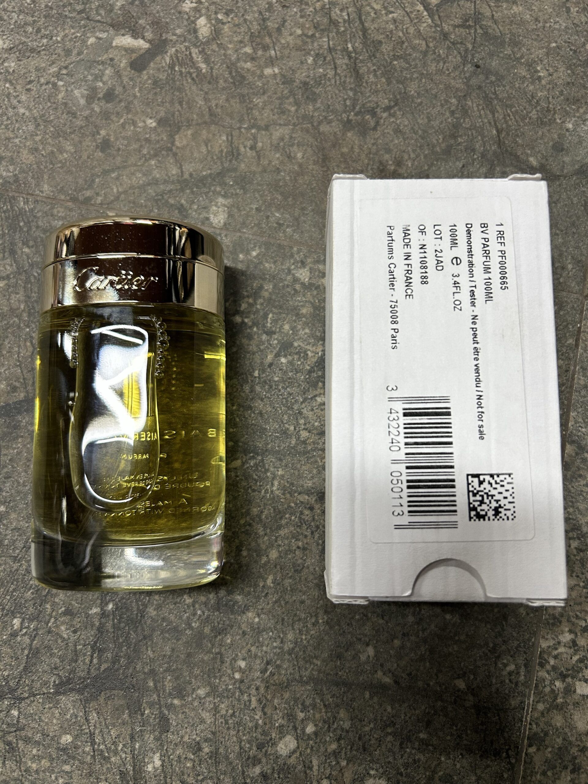 CARTIER BAISER VOLE 100 ML PARFUM (TESTER)