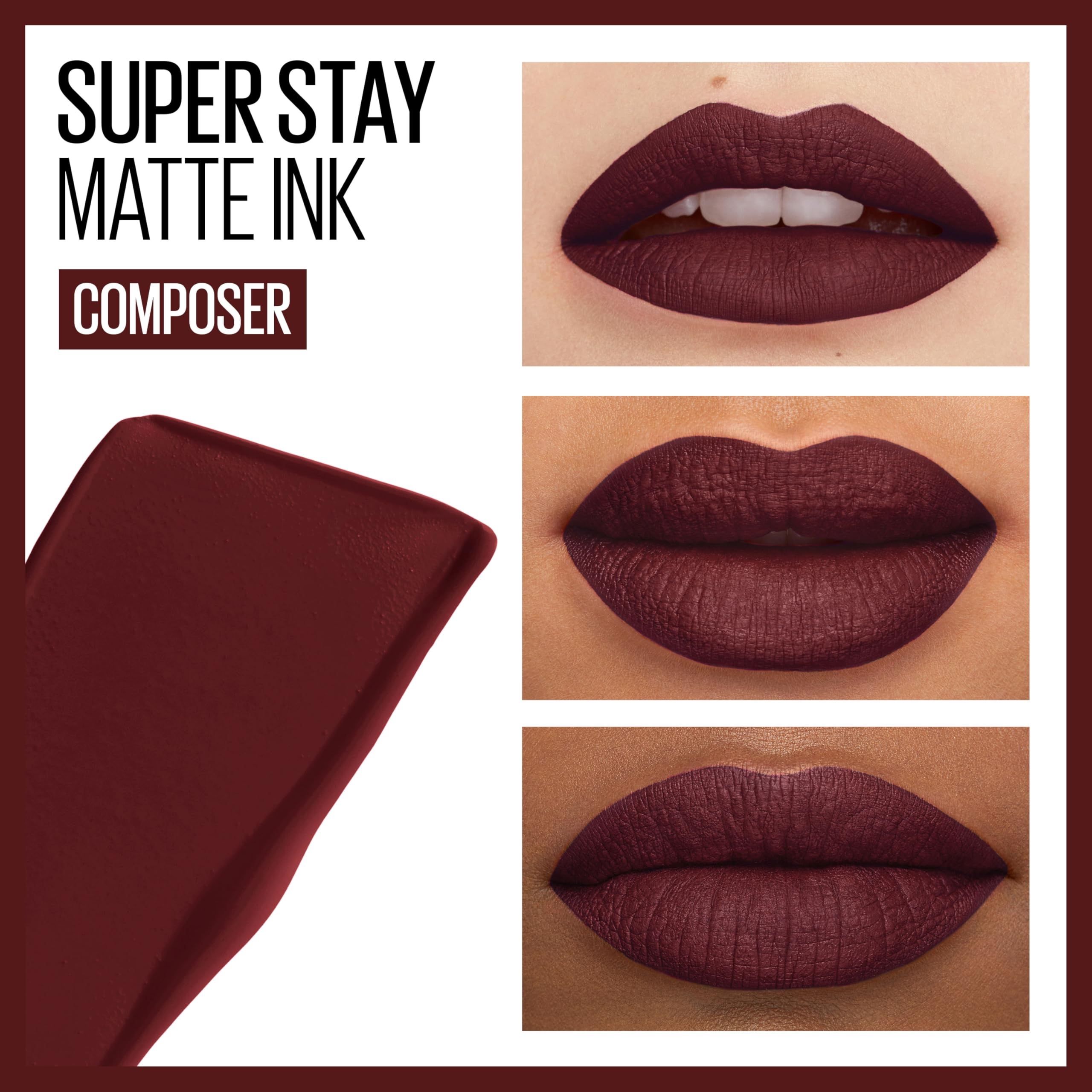 MAQUILLAJE MAYBELLINE (LABIAL LIQUIDO SUPER STAY MATTE INK) (112 COMPOSER)