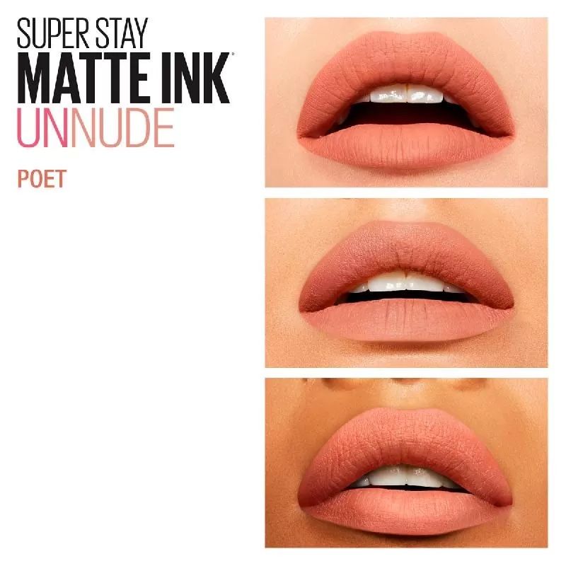 MAQUILLAJE MAYBELLINE (LABIAL LIQUIDO SUPER STAY MATTE INK) (60 POET) - Imagen 2