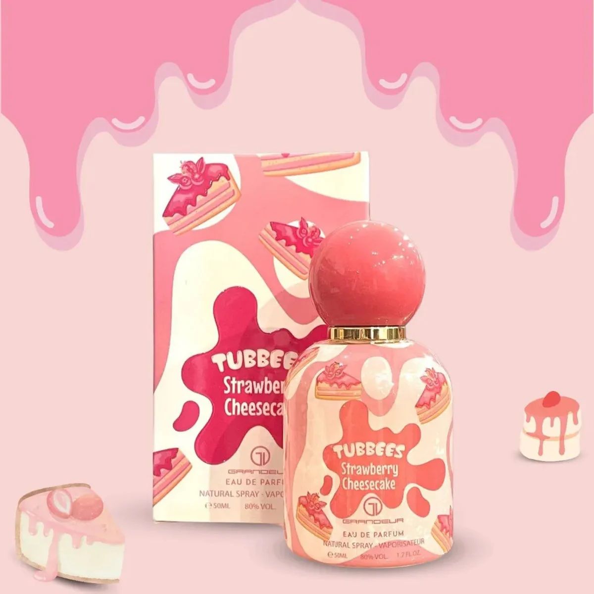GRANDEUR TUBBEES STRAWBERRY CHEESECAKE UNISEX 50 ML EDP