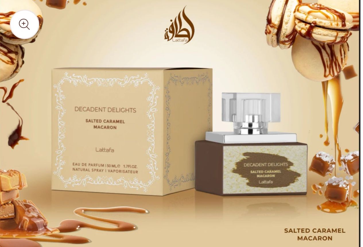 LATTAFA DECADENTS DELIGHTS SALTED CARAMEL MACARON MUJER 50 ML EDP