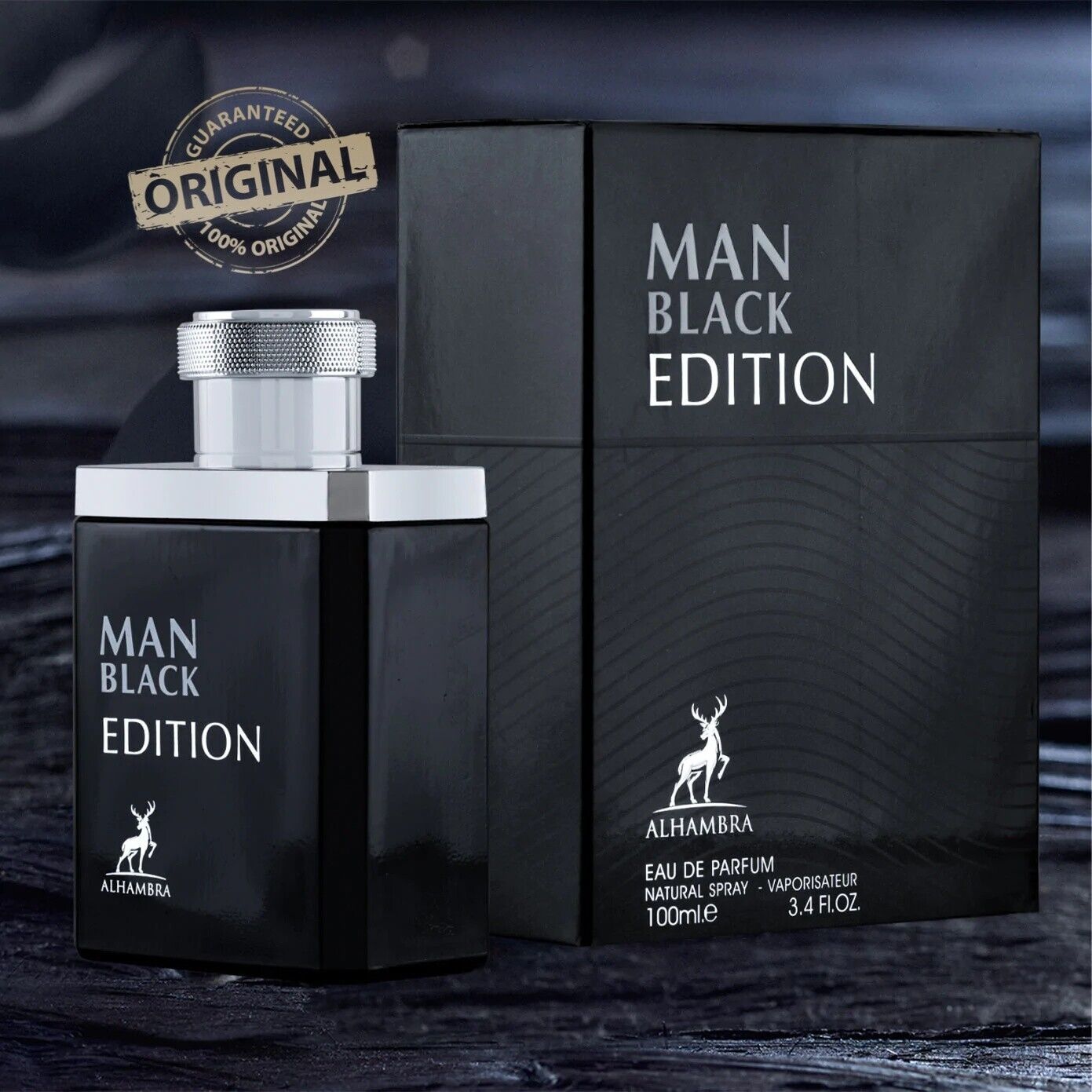 MAISON ALHAMBRA MAN BLACK HOMBRE 100 ML EDP
