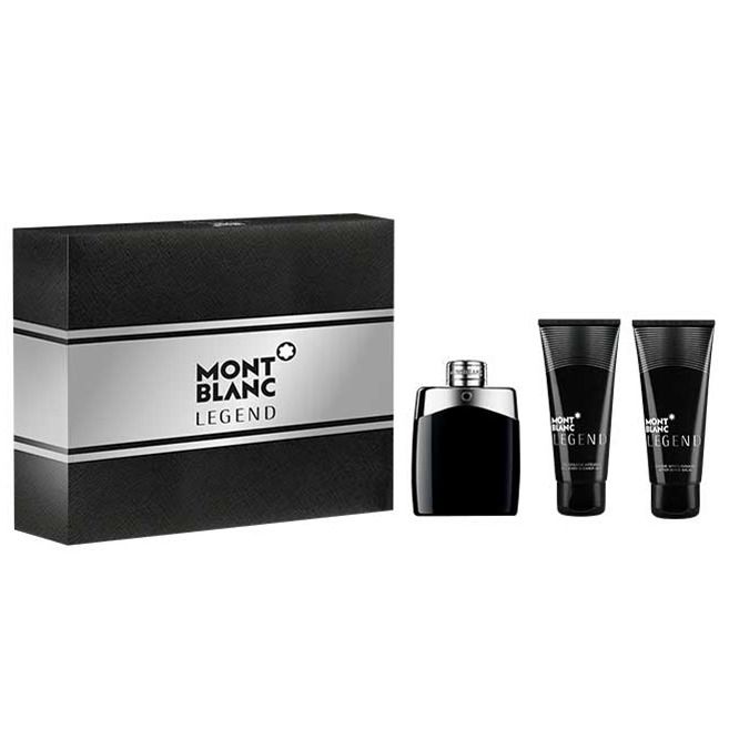 ESTUCHE MONT BLANC LEGEND (3 PIEZAS TRAVEL)