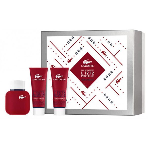 ESTUCHE LACOSTE FRENCH PANACHE POUR ELLE (3 PIEZAS)