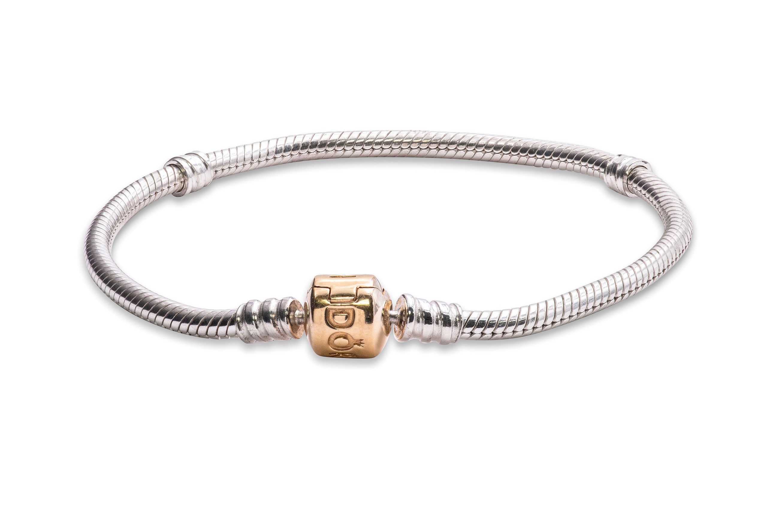 PANDORA Pulsera de Barril Oro